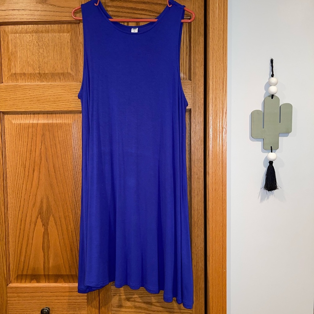 Old Navy Royal Blue Tank Dress Size XL